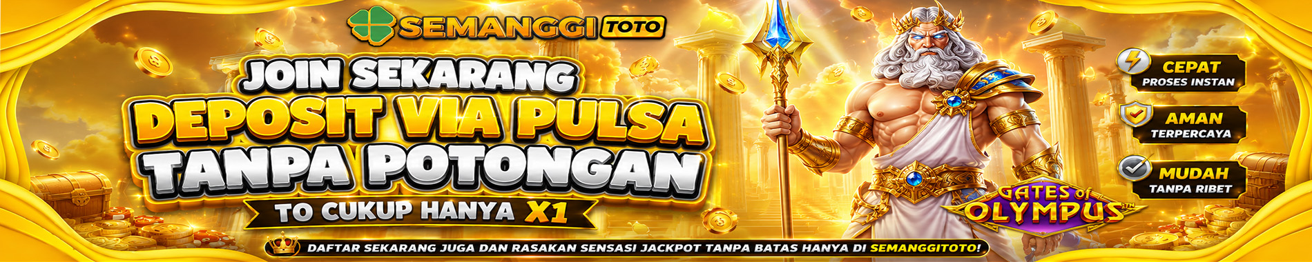SLIDE DEPOSIT PULSA TANPA POTONGAN SEMANGGITOTO